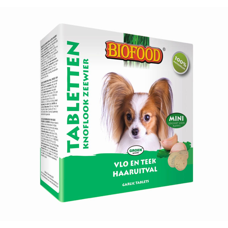 Biofood - Anti vlo tabletten knoflook zeewier 100st