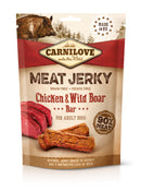 Carnilove – Meat Jerkey kip en wildzwijn