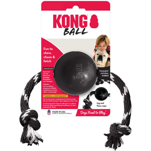 KONG - EXTREME BALL WITH ROPE
