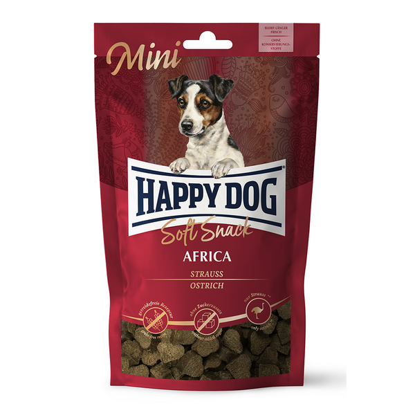 Happy Dog - Africa Struisvogel soft snack mini